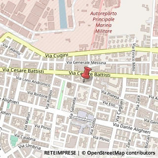 Mappa Via Plateja, 37, 74121 Taranto, Taranto (Puglia)