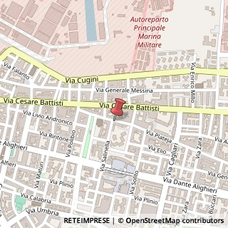 Mappa Via Plateja, 26, 74121 Taranto, Taranto (Puglia)