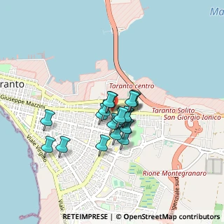 Mappa Via Trieste, 74121 Taranto TA, Italia (0.62053)