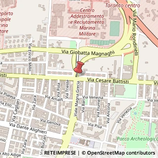Mappa Via Cesare Battisti, 74121 Taranto TA, Italia, 74121 Taranto, Taranto (Puglia)