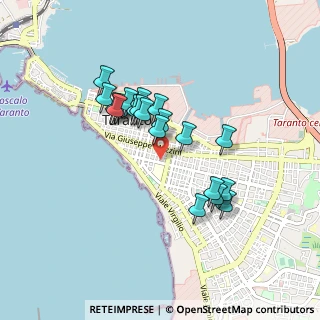 Mappa Via Bruno Francesco, 74123 Taranto TA, Italia (0.798)