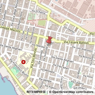 Mappa Via Temenide, 39, 74121 Taranto, Taranto (Puglia)
