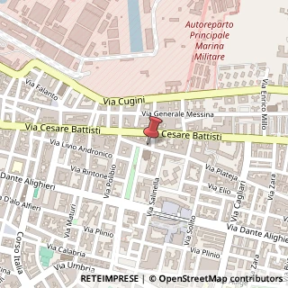 Mappa Via Plateja, 23, 74123 Taranto, Taranto (Puglia)