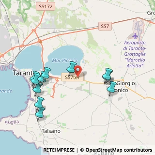 Mappa SS7 Ter Km7200, 74121 Taranto TA, Italia (4.66182)