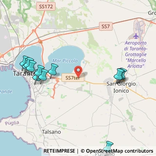Mappa SS7 Ter Km7200, 74121 Taranto TA, Italia (5.6025)