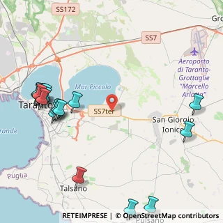 Mappa SS7 Ter Km7200, 74121 Taranto TA, Italia (6.17)