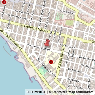 Mappa Via Dante Alighieri,  120, 74100 Taranto, Taranto (Puglia)