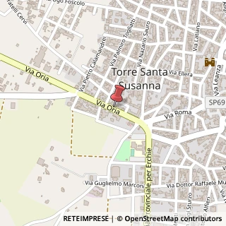 Mappa Via Oria, 137, 72028 Torre Santa Susanna, Brindisi (Puglia)