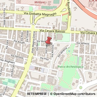 Mappa Via Fiume, 25, 74100 Taranto, Taranto (Puglia)