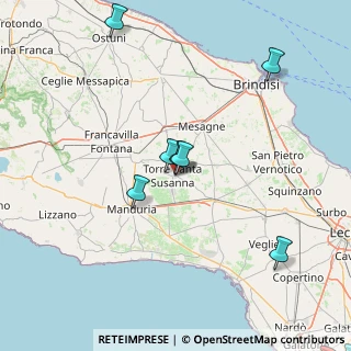 Mappa Via Giosuè Carducci, 72028 Torre Santa Susanna BR, Italia (32.32167)