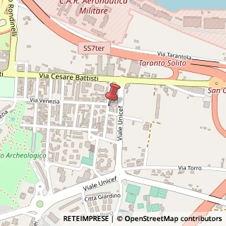 Mappa Via Michele Spadaro, 19, 74121 Taranto, Taranto (Puglia)