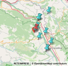 Mappa Via Secchio, 84037 Sant'Arsenio SA, Italia (6.21909)