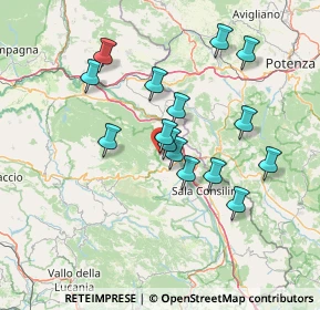Mappa Via Secchio, 84037 Sant'Arsenio SA, Italia (13.72467)