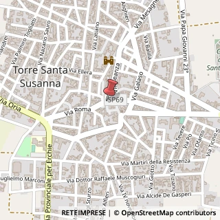 Mappa Piazza umberto i 7, 72020 Torre Santa Susanna, Brindisi (Puglia)
