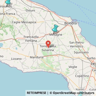 Mappa Piazza Umberto I, 72028 Torre Santa Susanna BR, Italia (56.93818)