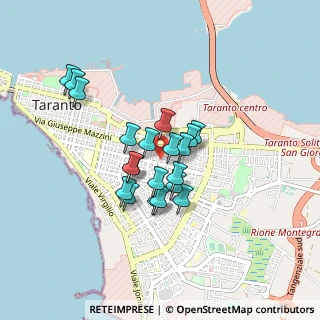 Mappa Piazzale Bestat, 74121 Taranto TA, Italia (0.7085)