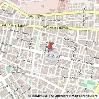 Mappa Piazza  Dante Alighieri, 26, 74121 Taranto, Taranto (Puglia)