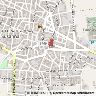 Mappa Via Risorgimento, 1, 72028 Torre Santa Susanna, Brindisi (Puglia)