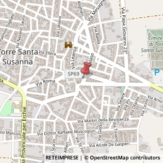 Mappa Via Galaso, 14, 72028 Torre Santa Susanna, Brindisi (Puglia)