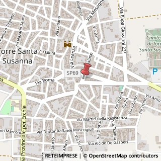 Mappa Via Galaso, 8, 72028 Torre Santa Susanna, Brindisi (Puglia)