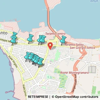 Mappa Via Catanzaro, 74121 Taranto TA, Italia (1.04786)