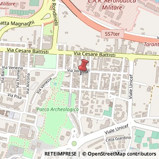 Mappa Via Andrea Capozzi, 16, 74121 Taranto, Taranto (Puglia)