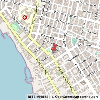 Mappa Via Carlo Sorcinelli, 34, 74121 Taranto, Taranto (Puglia)