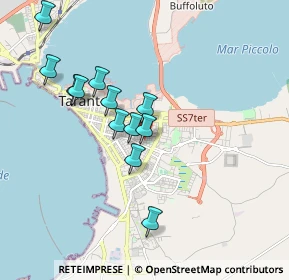 Mappa Via Alto Adige, 74121 Taranto TA, Italia (1.795)