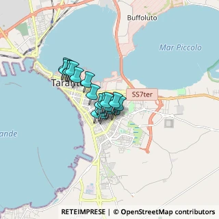 Mappa Via Alto Adige, 74121 Taranto TA, Italia (1.09316)
