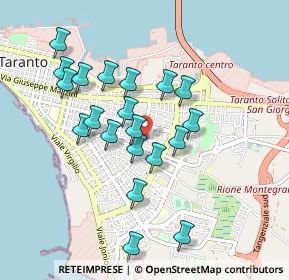 Mappa Via Alto Adige, 74121 Taranto TA, Italia (0.9105)