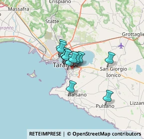 Mappa , 74121 Taranto TA, Italia (3.7925)