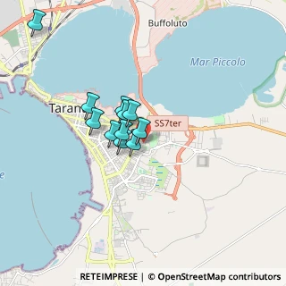 Mappa Via Monsignore Blandamura, 74121 Taranto TA, Italia (1.36818)