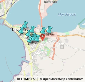 Mappa Via Monsignore Blandamura, 74121 Taranto TA, Italia (1.25364)