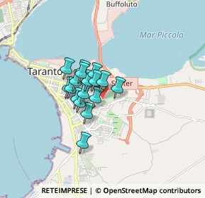 Mappa Via Monsignore Blandamura, 74121 Taranto TA, Italia (1.10941)