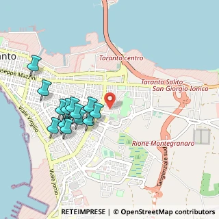 Mappa Via Monsignore Blandamura, 74121 Taranto TA, Italia (1.03)