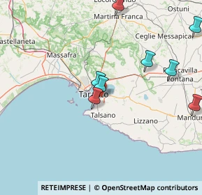Mappa Via Monsignore Blandamura, 74121 Taranto TA, Italia (34.74)