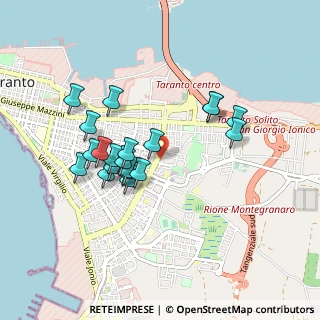 Mappa Via Giustino Fortunato, 74121 Taranto TA, Italia (0.8635)