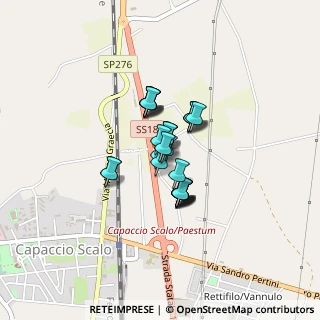 Mappa S. S. 18 Loc. Filette Km. 91, 84047 Capaccio SA, Italia (0.24815)