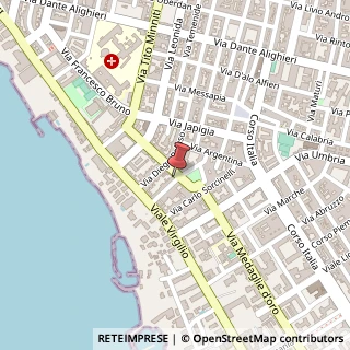 Mappa Via Sorcinelli Carlo, 81, 74100 Taranto, Taranto (Puglia)