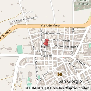 Mappa Via Monfalcone, 26, 74027 San Giorgio Ionico, Taranto (Puglia)
