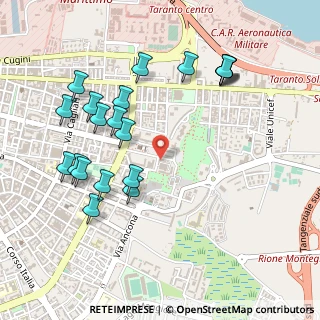 Mappa Via Gobetti, 74121 Taranto TA, Italia (0.587)