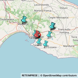 Mappa Via Per San Giorgio Jonico Km 10 Centro commerciale Auchan a, 74121 Taranto TA, Italia (9.95765)