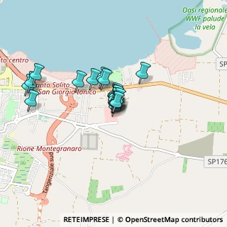 Mappa Via Per San Giorgio Jonico Km 10 Centro commerciale Auchan a, 74121 Taranto TA, Italia (0.611)