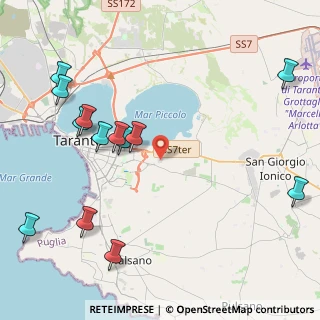 Mappa Via per San Giorgio Centro Commerciale Auchan, 74121 Taranto TA, Italia (5.66692)