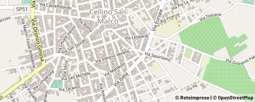 Mappa Cellino San Marco
