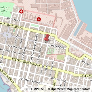 Mappa Via Federico di Palma, 121, 74123 Taranto, Taranto (Puglia)