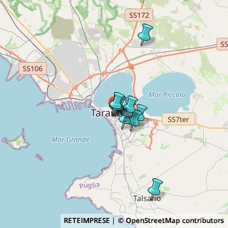 Mappa Via Federico di Palma, 74121 Taranto TA, Italia (2.03)