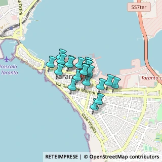 Mappa Via Regina Elena, 74123 Taranto TA, Italia (0.5215)