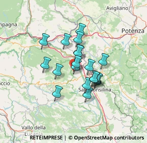 Mappa Via Ciliberti, 84037 Sant'Arsenio SA, Italia (10.3965)