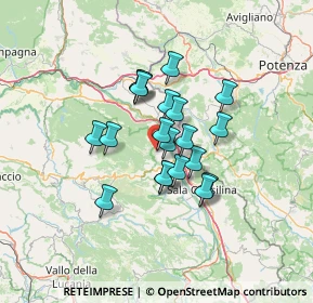 Mappa Via Ciliberti, 84037 Sant'Arsenio SA, Italia (10.371)